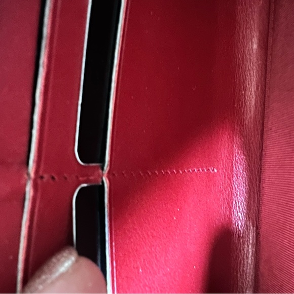 Authentic Red Patent Leather Chanel Zippy Wallet - Picture 7 of 11